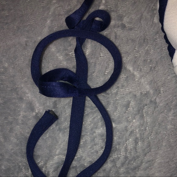 Mossimo navy and white striped bikini top - Picture 4 of 5